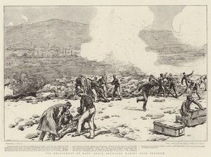 The Engagement at Mati, Greek Artillery Making Good Practice